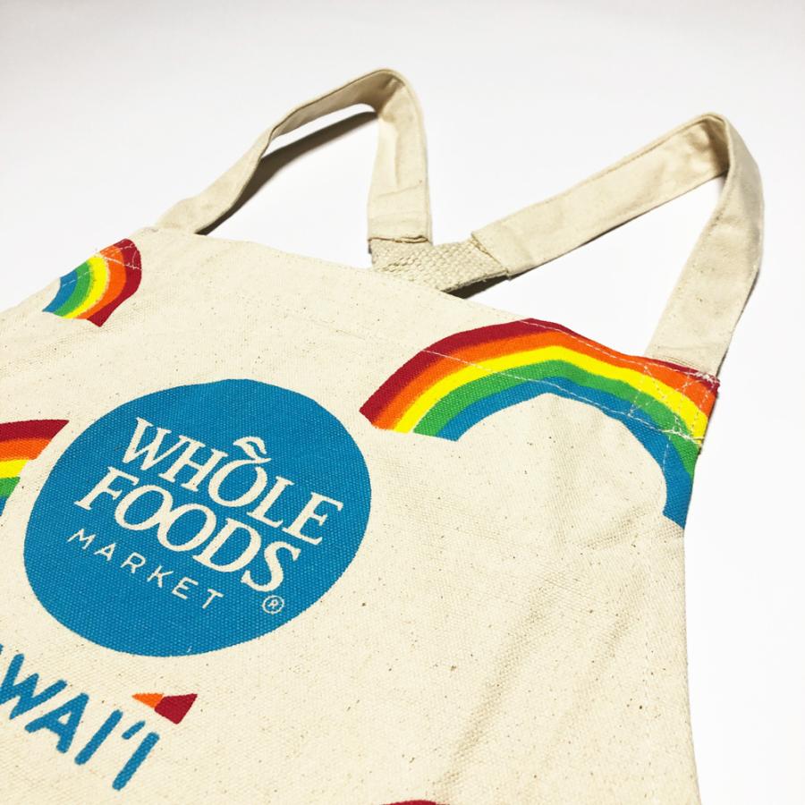 WHOLE FOODS MARKET ホールフーズマーケット エプロン【レインボー