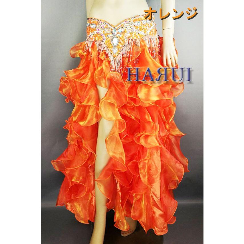 ベリー ダンス 縦フリル 豪華 衣装 スカート 8色 : Costume Shop HARUI