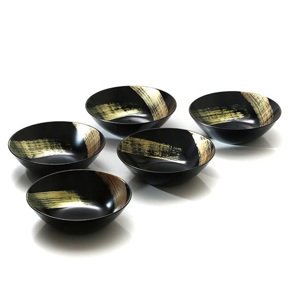 山田平安堂 取鉢揃 龍呼(5枚組) 和食器/取り鉢 : 漆器 山田平安堂