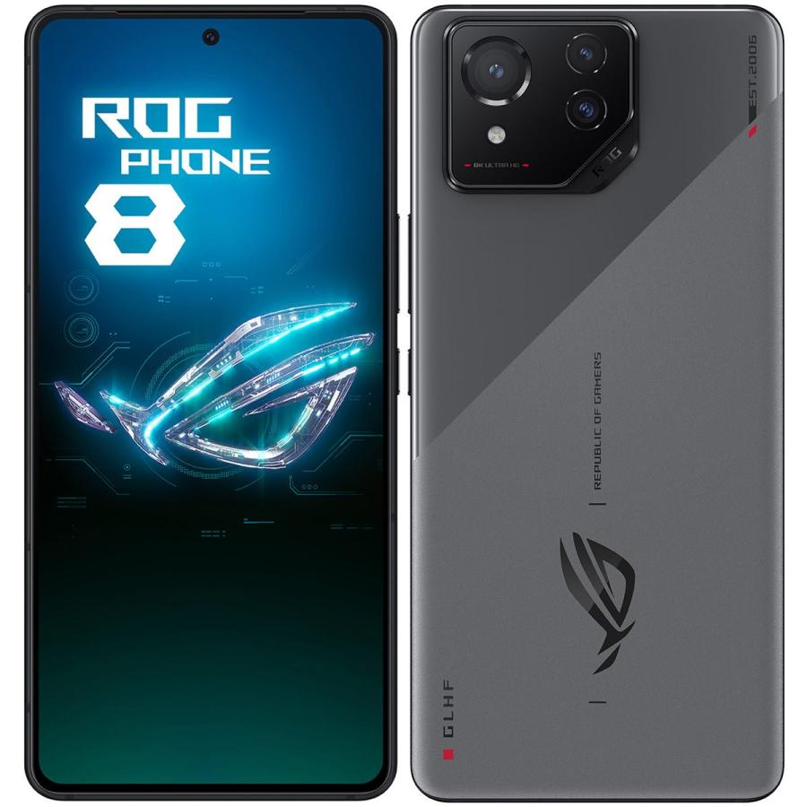 ASUS（エイスース） ASUS ROG Phone 8 レベルグレー SIMフリースマホ