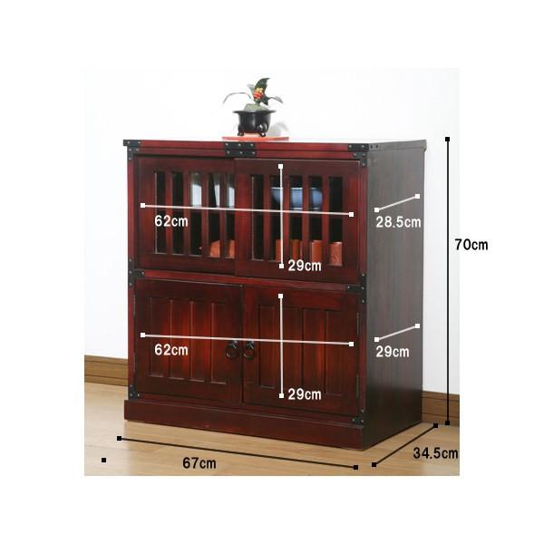 民芸和家具 和箪笥 茶箪笥 水屋 完成品 和風家具 チェスト