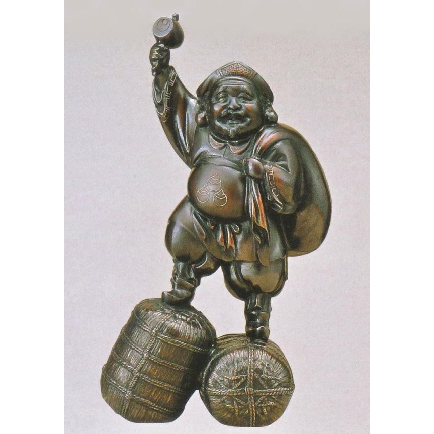 大黒様の置物／二俵大黒12号 高岡銅器／送料無料 : 檜屋美術館 - 通販