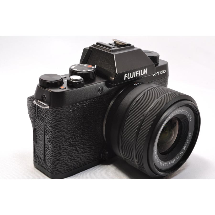 FUJIFILM X-T100 黒 ＋ XC 15-45mm レンズキット 【公式通販】