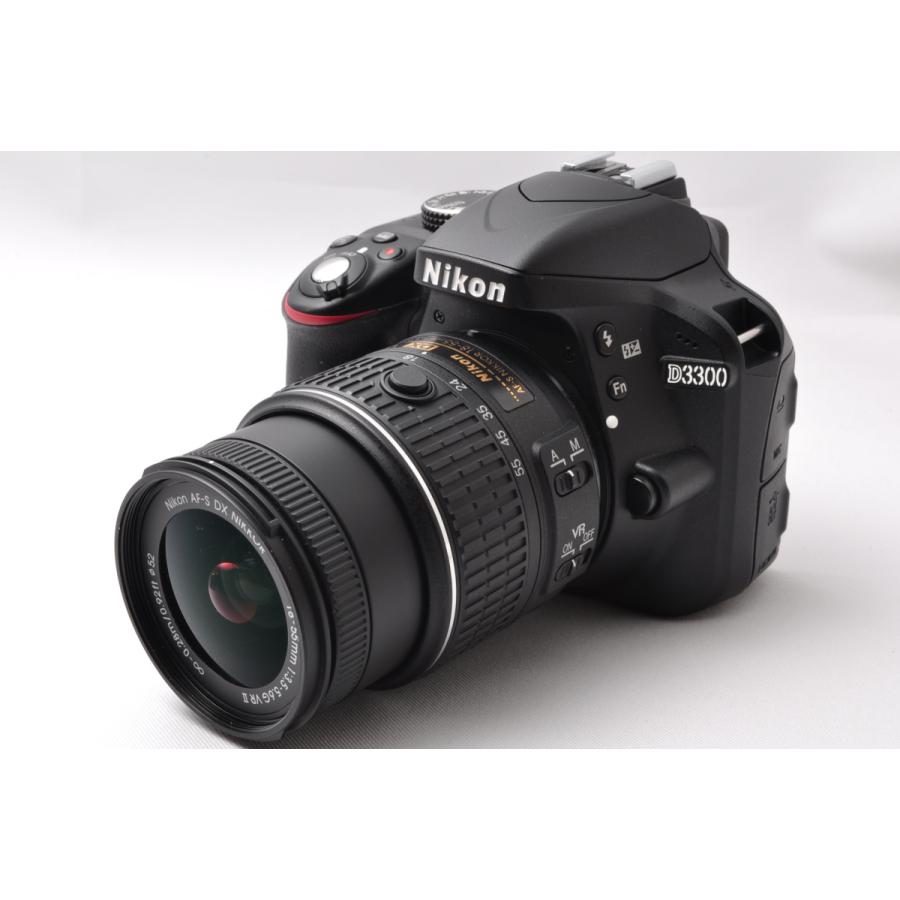 ニコン（Nikon） Nikon D3300 レンズキット ブラック SDカード(16GB