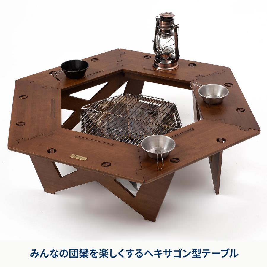 Hilander（ハイランダー） アウトドアテーブル ヘキサゴンテーブル DAN