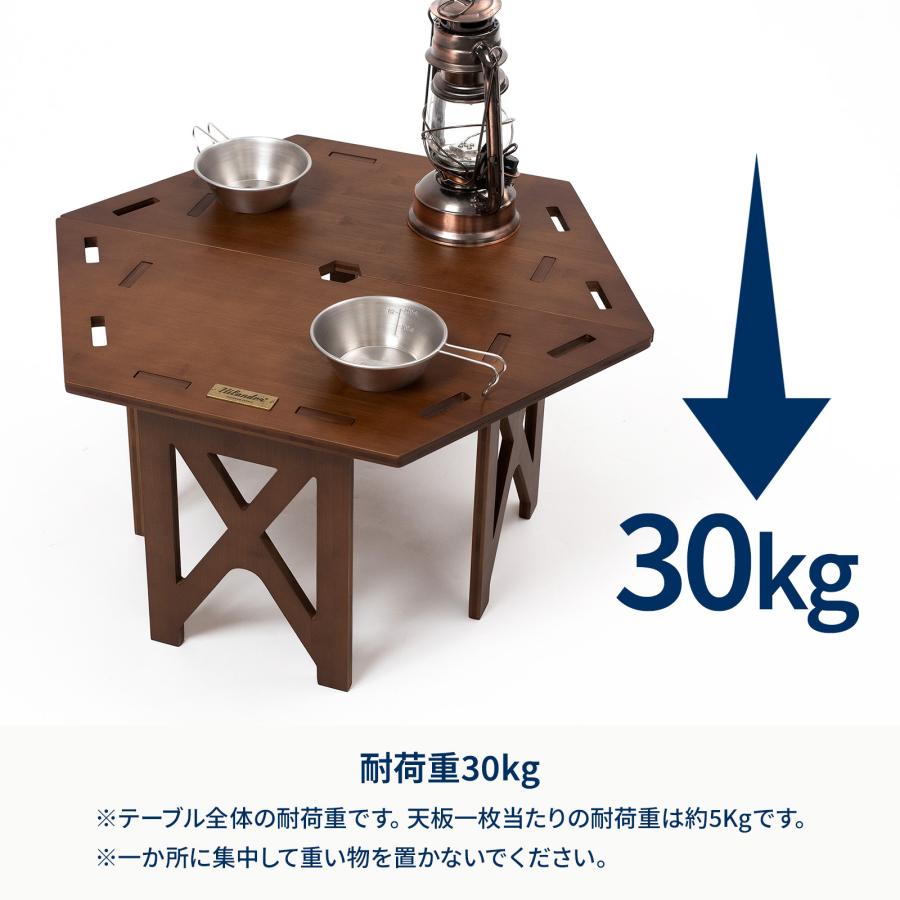 Hilander（ハイランダー） アウトドアテーブル ヘキサゴンテーブル RAN