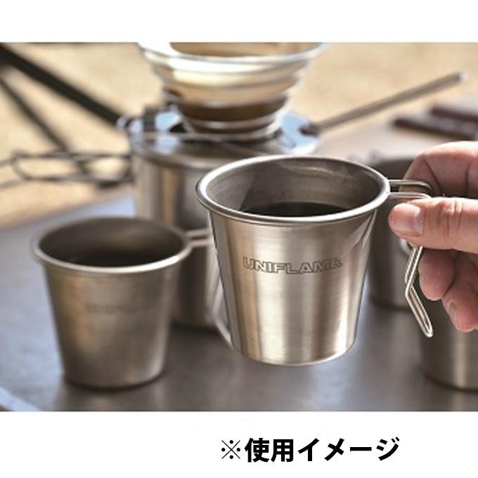 UNIFLAME（ユニフレーム） 食器 マグカップ スタッキングマグ350チタン
