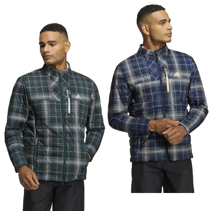 adidas（アディダス） ゴルフウェア ブルゾン メンズ タータンチェック