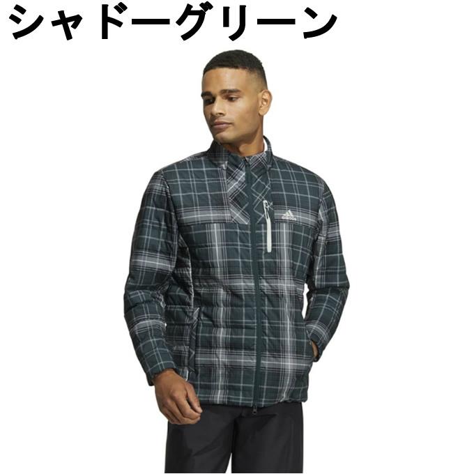 adidas（アディダス） ゴルフウェア ブルゾン メンズ タータンチェック