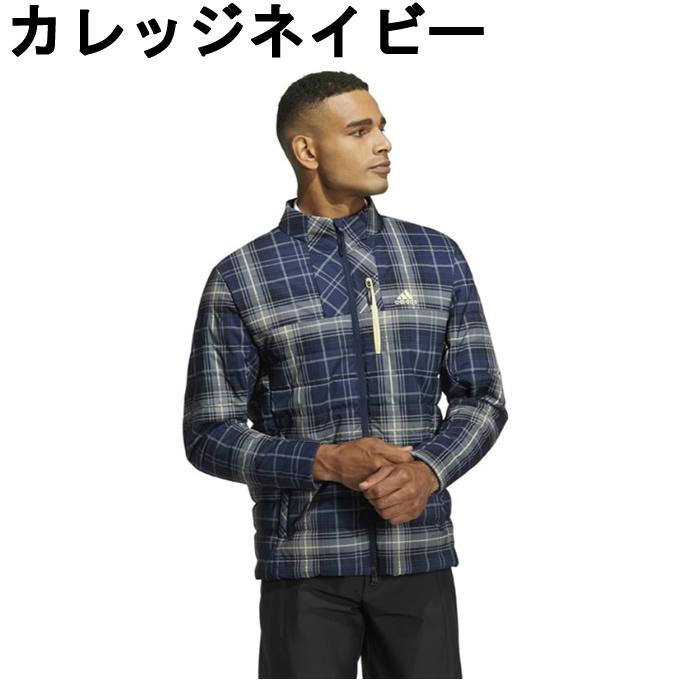 adidas（アディダス） ゴルフウェア ブルゾン メンズ タータンチェック