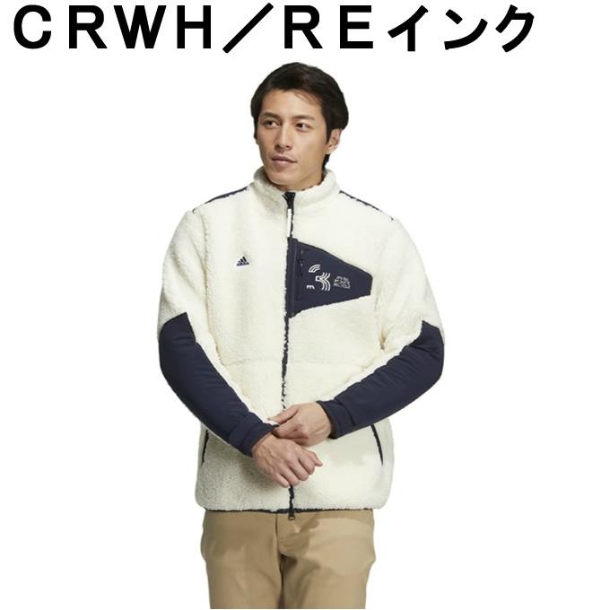 adidas（アディダス） ゴルフウェア ブルゾン メンズ PLAY GREEN ボア