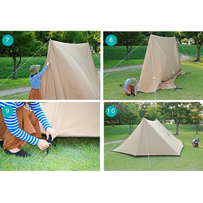 VISIONPEAKS（ビジョンピークス） シェルタータープ ポール付き TC