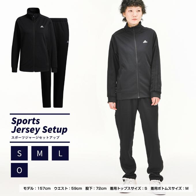 adidas（アディダス） ジャージ 上下セット レディース スリー
