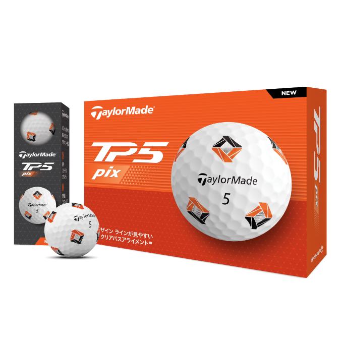 TaylorMade（テーラーメイド） ゴルフボール 1ダース 12個入 TP5 2024