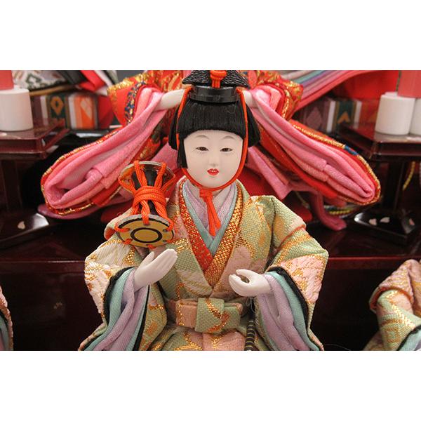 雛人形 ひな人形 K102 コンパクト オルゴール付き 人形の佳月 雛人形