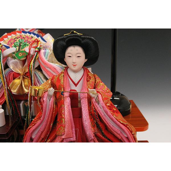 セール】雛人形 ひな人形 K118 コンパクト オルゴール付き 人形の佳月