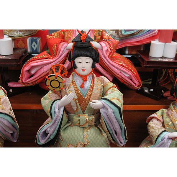 セール】雛人形 ひな人形 K118 コンパクト オルゴール付き 人形の佳月