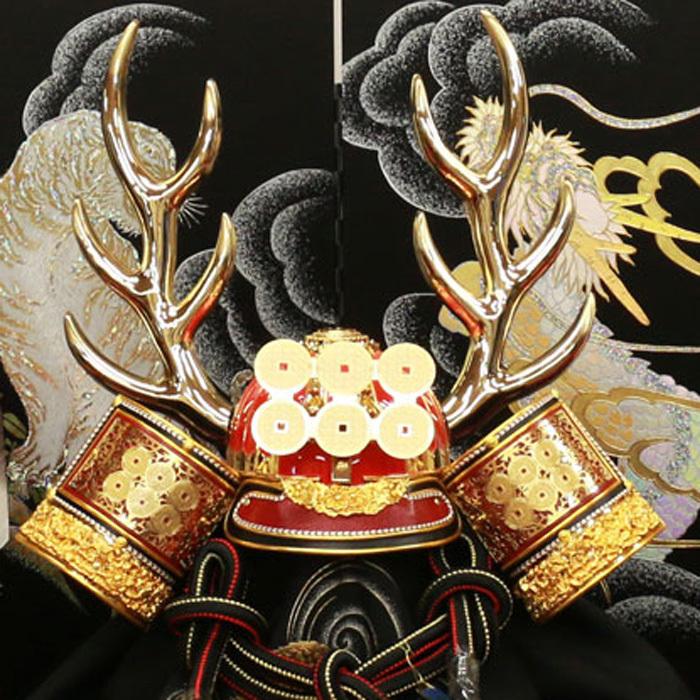 ひなせい 五月人形 おしゃれ 兜飾り / 90cm 着用兜 真田幸村 16,8 / 5