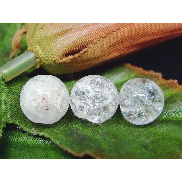 天然石 パワーストーン 66406 今月の半額 わけあり クラック水晶 10mm