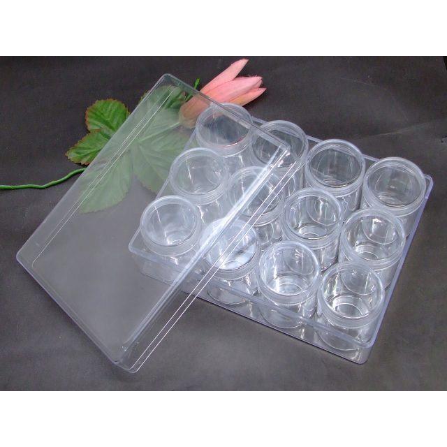 61295 アクリルケース サイズ大 トレー 小物入れ 透明ケース 円柱型