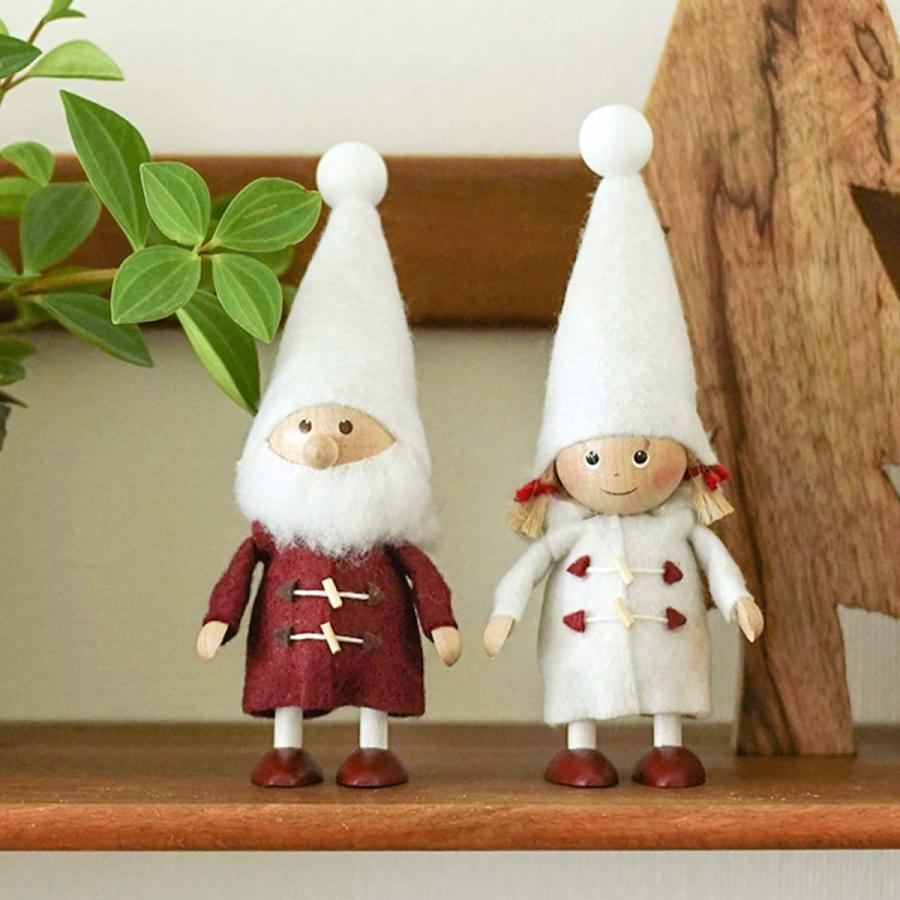 NORDIKA nisse ノルディカ ニッセ 人形 ダッフルコートを着たサンタ 星