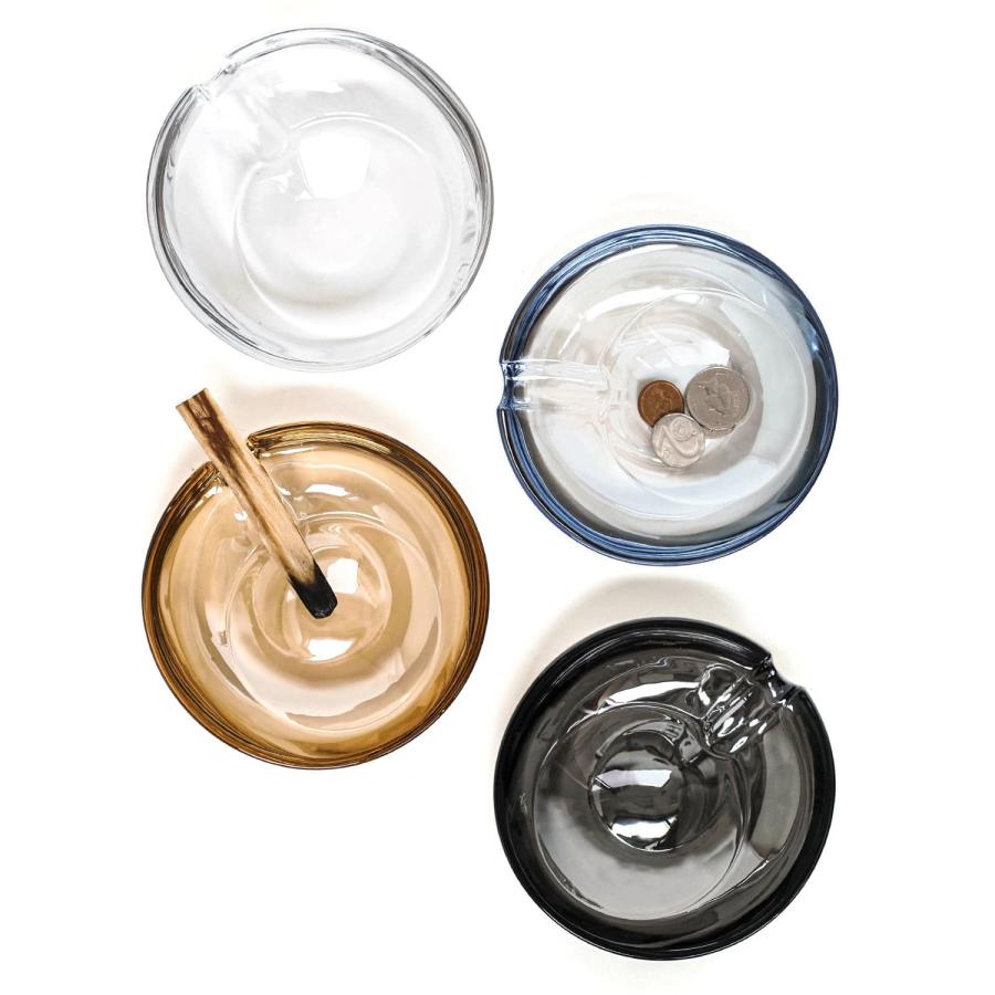 お香立て インセンスホルダー GLASS ASHTRAY グラスアッシュトレイ（S