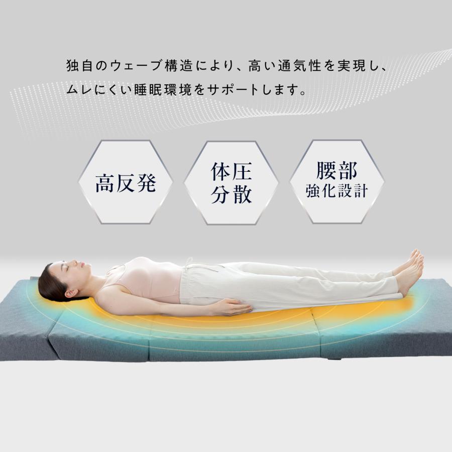 HUGMIN（ハグミン） 高反発 マットレス ごろ寝マット 幅65x奥行180x厚