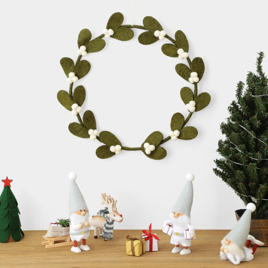 リース フェルト Gry & Sif グライアンドシフ ヤドリギリース L