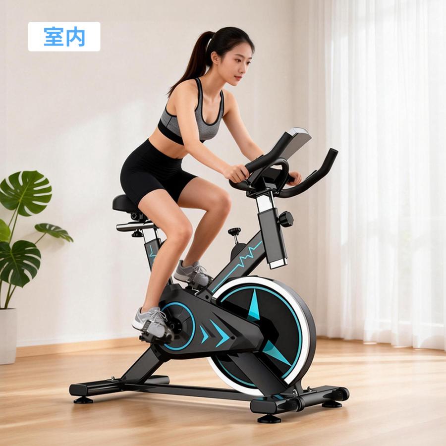 スピンバイク フィットネスバイク 静音 家庭用 おすすめ エアロバイク