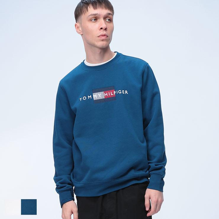 TOMMY HILFIGER（トミー・ヒルフィガー） 裏起毛 ロゴ刺繍 スウェット
