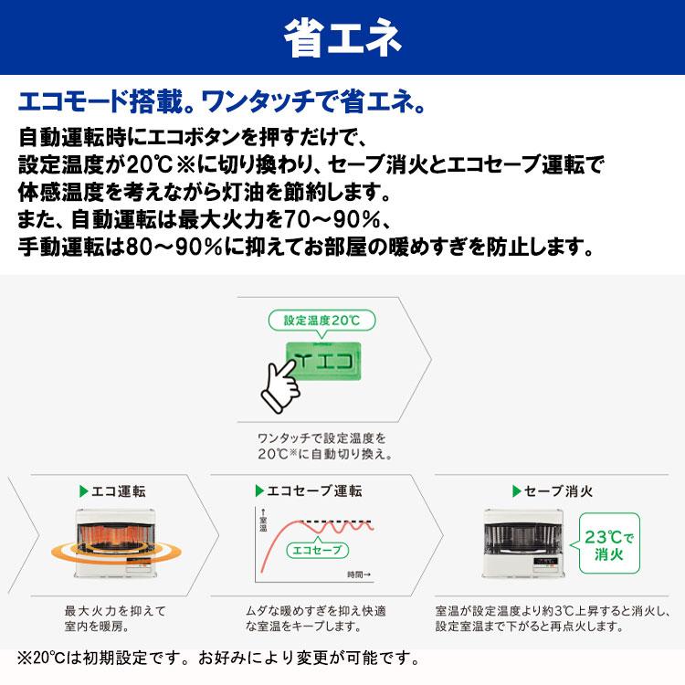 CORONA（コロナ） FF式ストーブ 床暖 FF式 石油ストーブ PRシリーズ FF