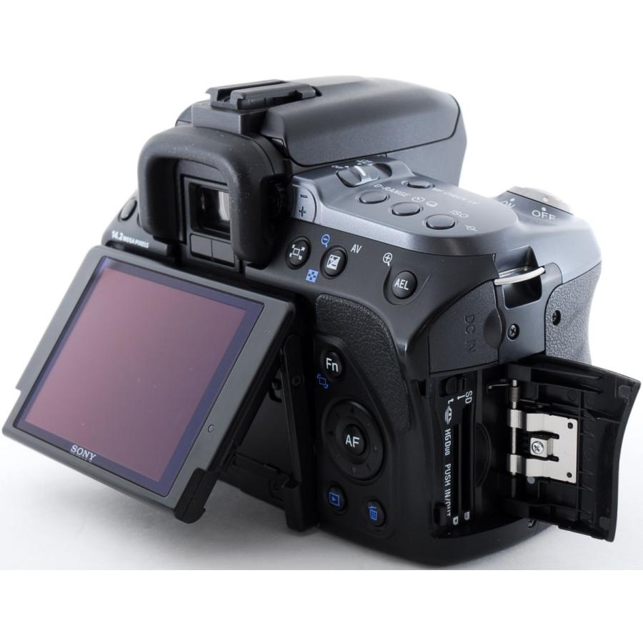 SONY（ソニー） デジタル一眼 α550 レンズキット 中古 新品SDカード