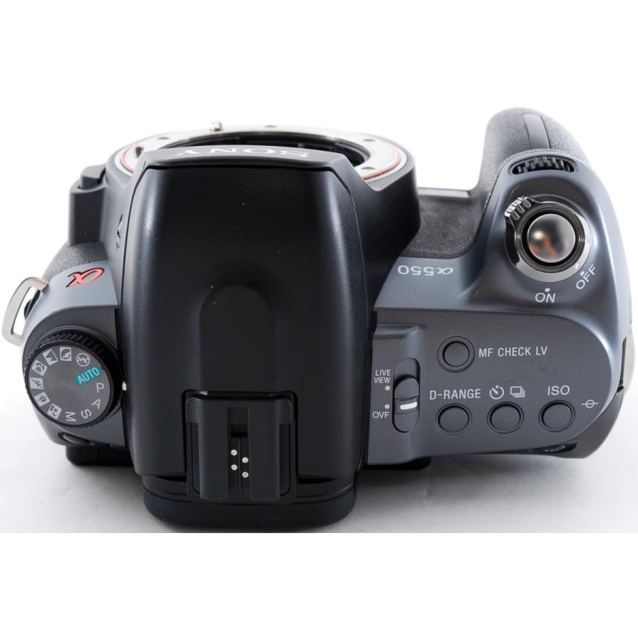 SONY（ソニー） デジタル一眼 α550 レンズキット 中古 新品SDカード