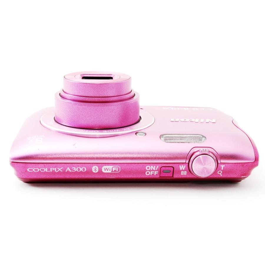 COOLPIX ニコン コンデジ Nikon A300 ピンク 中古 Wi-Fi搭載 SDカード