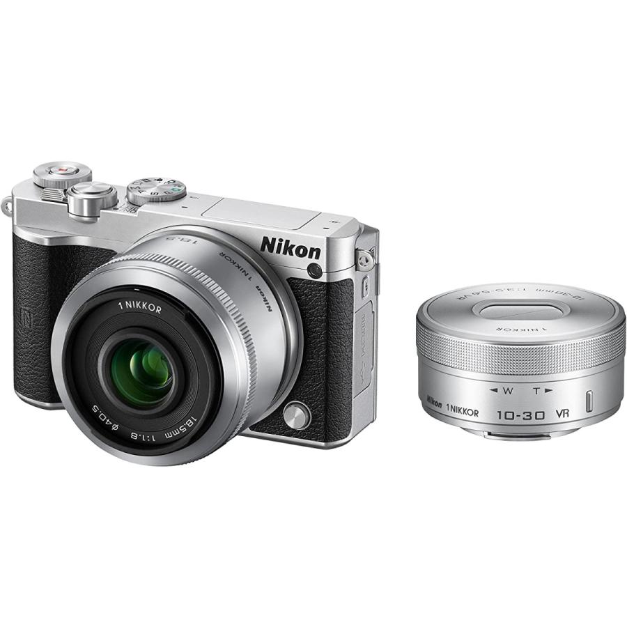 Nikon 1 J ニコン ミラーレス J5 ダブルレンズキット シルバー 中古 Wi