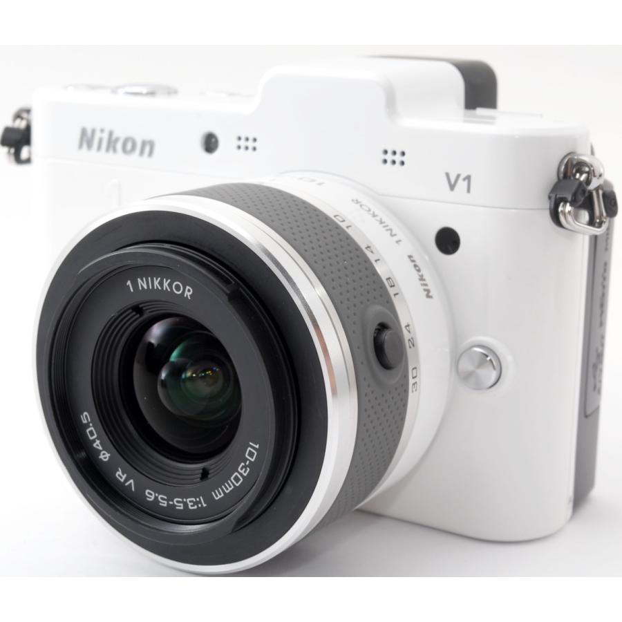 Nikon 1 V ニコン ミラーレス V1 レンズキット ホワイト 中古 新品SD