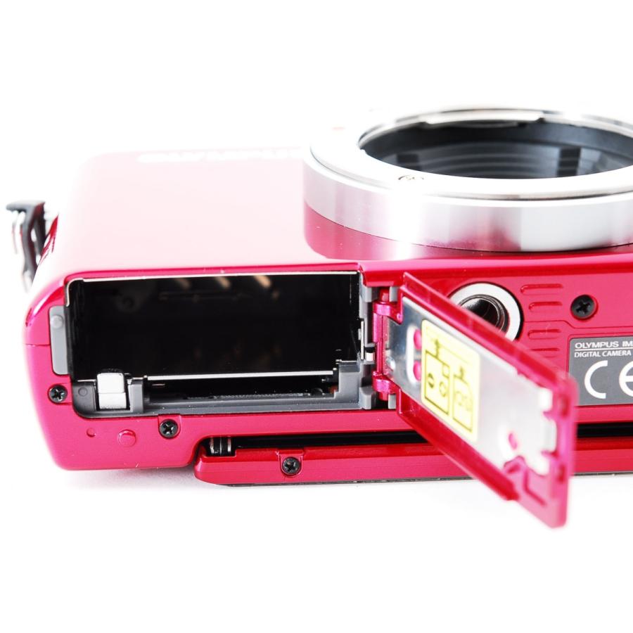 OLYMPUS PEN オリンパス ミラーレス Lite E-PL3 レンズキット レッド