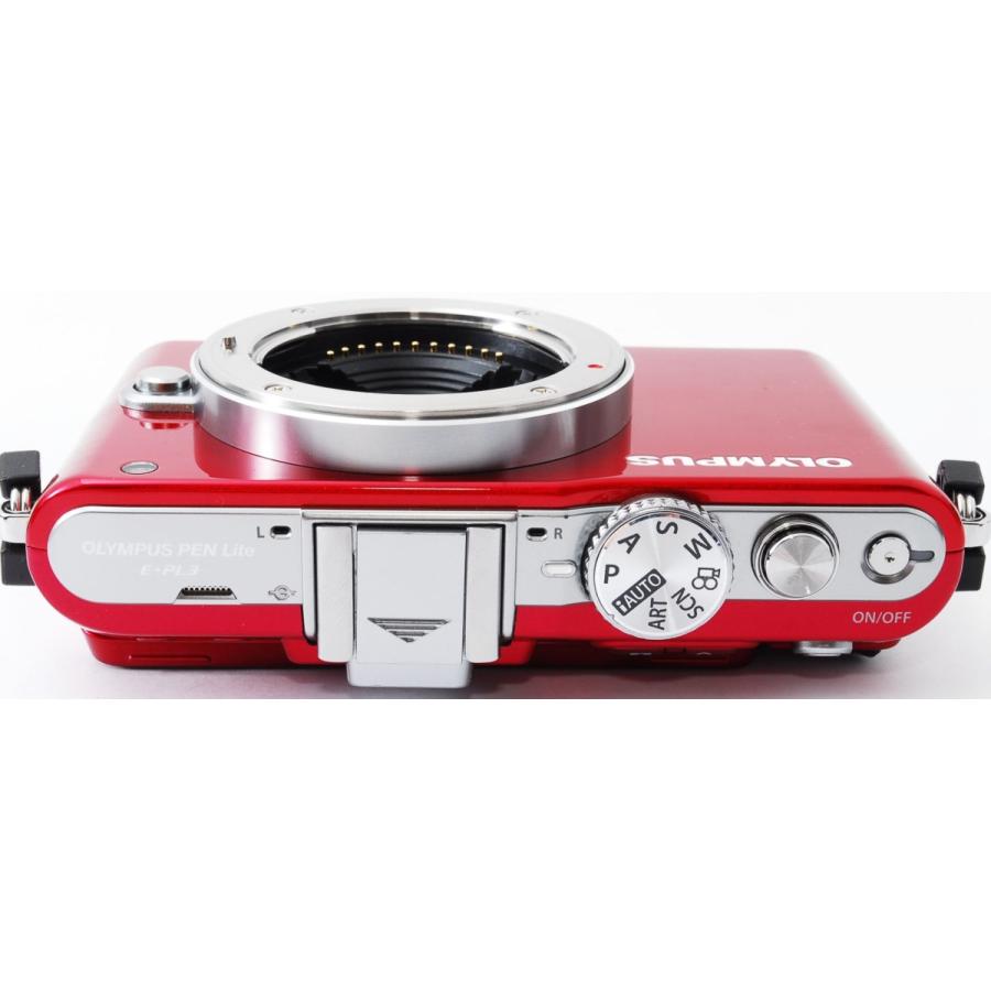 OLYMPUS E-PL3 ミラーレスカメラ レッド ジャンク OLYMPUS E-PL3