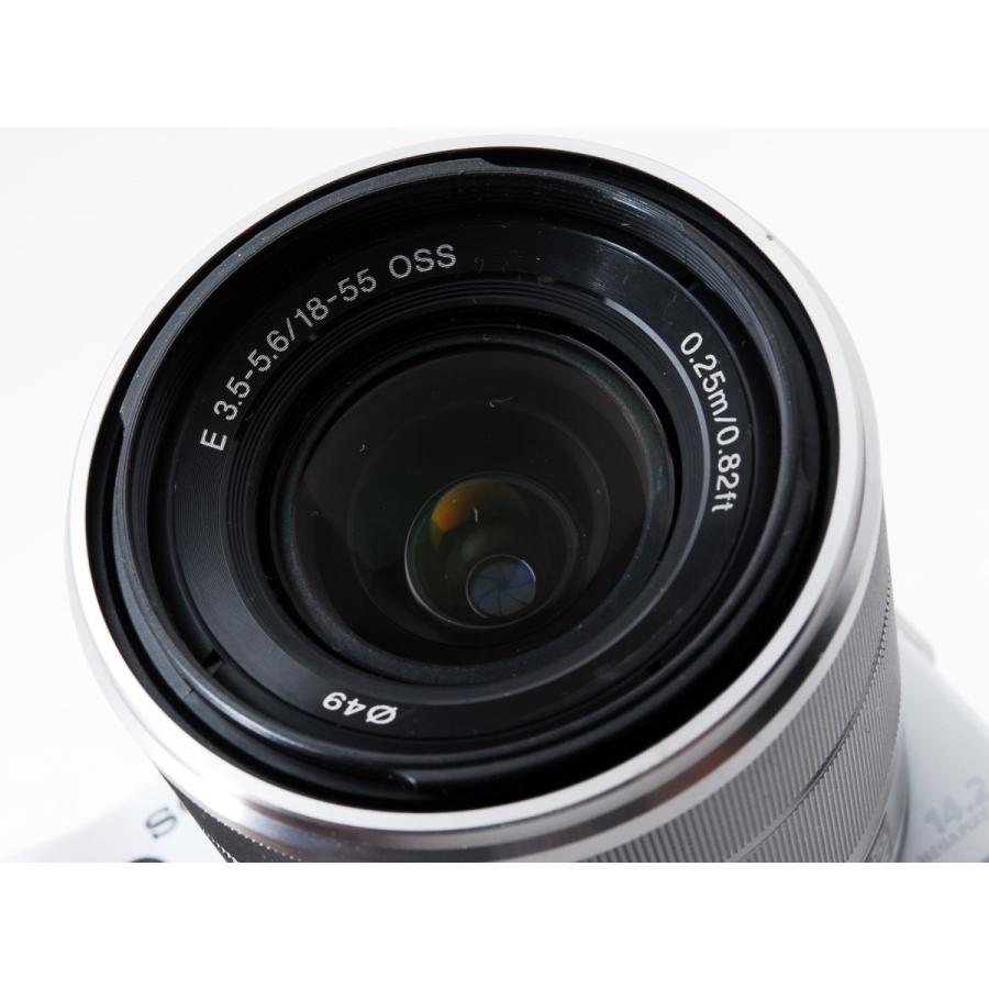 NEX ソニー ミラーレス SONY α NEX-3 ズームレンズキット ホワイト