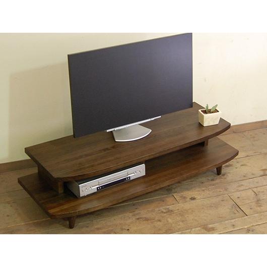 テレビボード テレビ台 おしゃれ 北欧 木製 130 ダークブラウン 無垢材