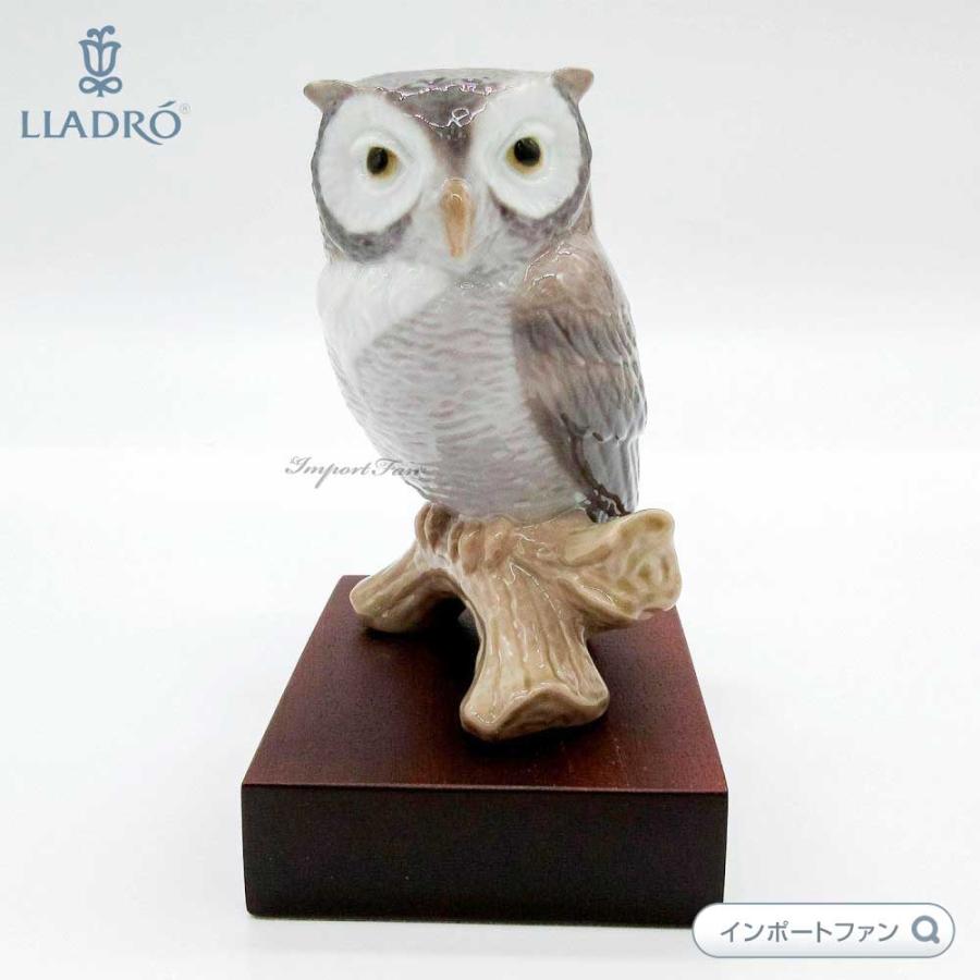 LLADRO（リヤドロ） 幸運のフクロウ 梟 鳥 置物 01008035 LLADRO