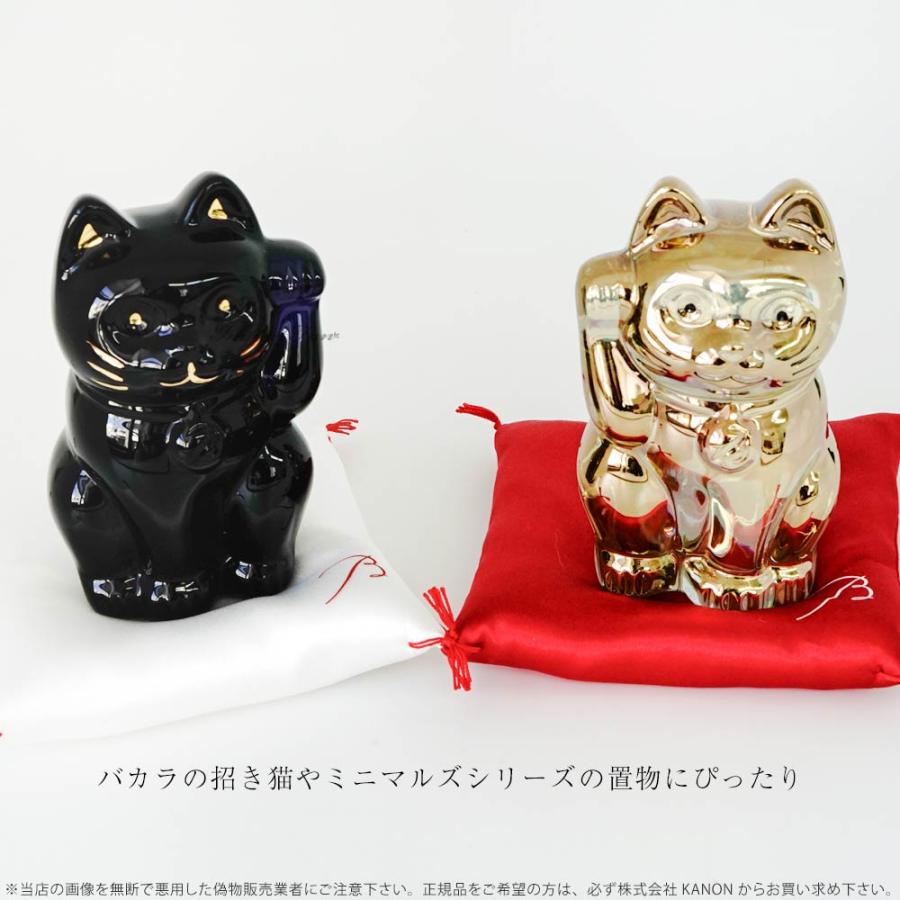 バカラ（Baccarat） 純正品 招き猫用 置物用 座布団 1個 レッド 赤