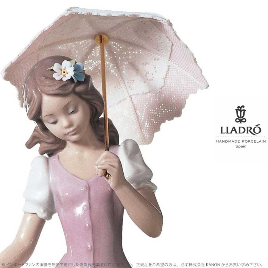 LLADRO（リヤドロ） 花の街角 女性 鳩 ハト 置物 01006809 LLADRO
