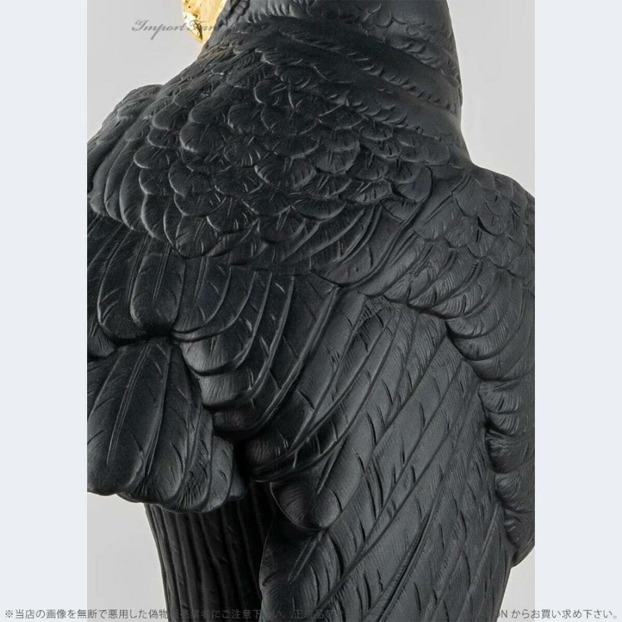 LLADRO（リヤドロ） フクロウ ボールド・ブラック 限定版 鳥 干支