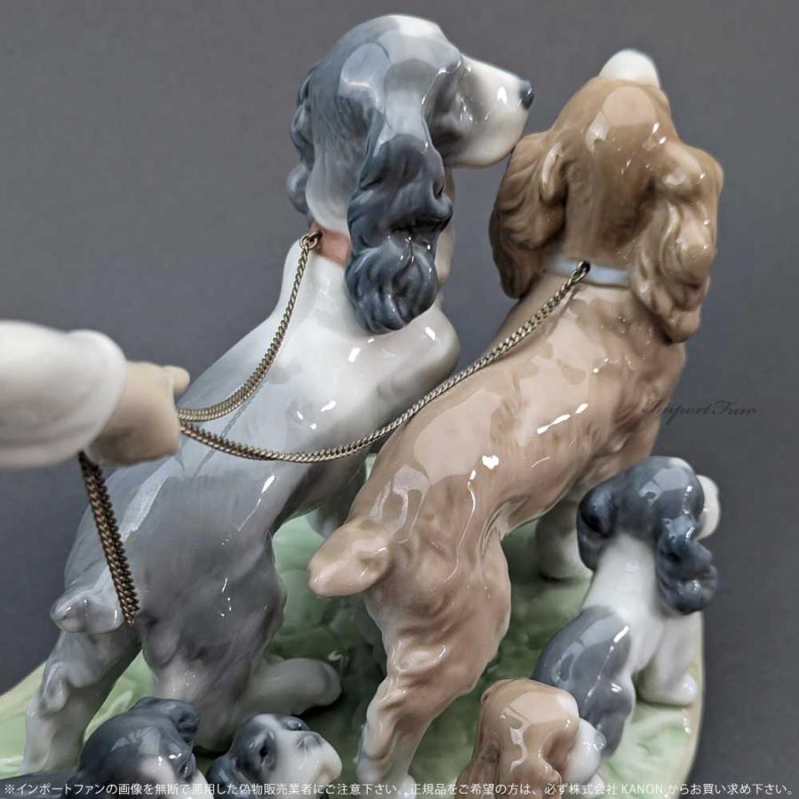 LLADRO（リヤドロ） 仔犬たちの行進 イヌ 少女 置物 01006784 LLADRO