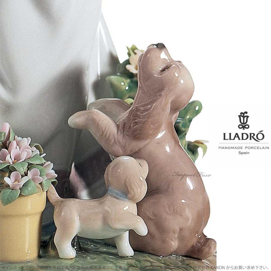 LLADRO（リヤドロ） 僕と遊ぼう 犬 イヌ 少女 置物 01006907 LLADRO
