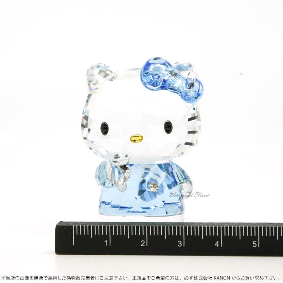 SWAROVSKI（スワロフスキー） ハローキティ ブルー リボン 猫 1142933