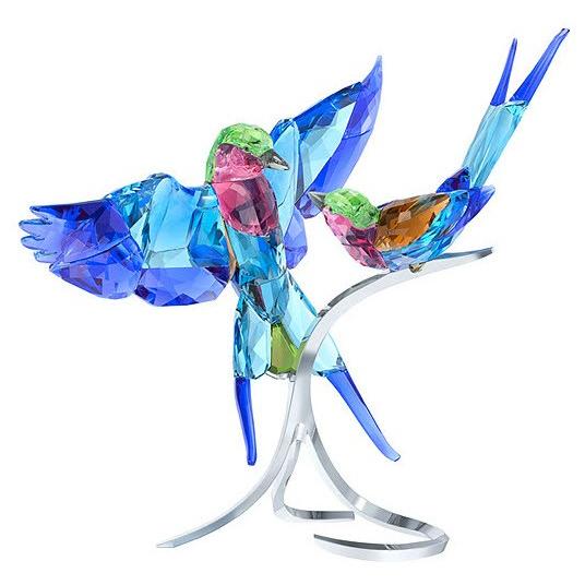 SWAROVSKI（スワロフスキー） ライラックニシブッポウソウ 鳥 5258370