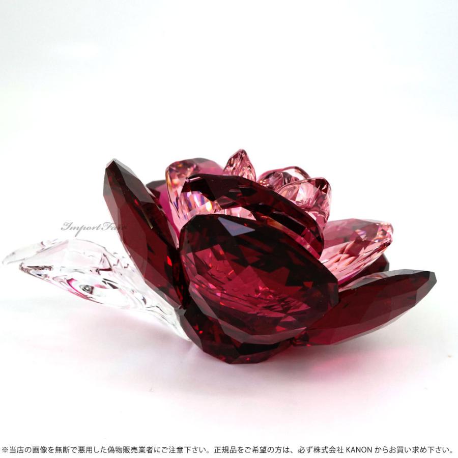 SWAROVSKI（スワロフスキー） ピオニー 花 フラワー 置物 レッド