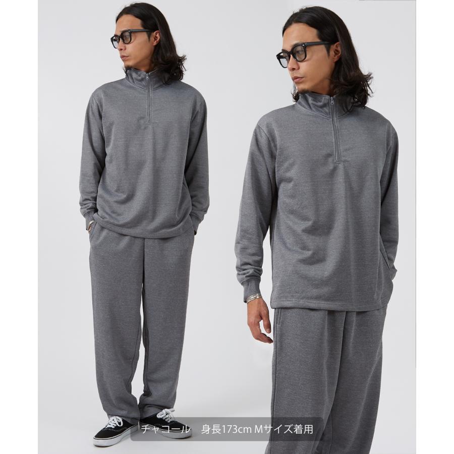 improves（インプローブス） セットアップ メンズ ハーフジップ 裏毛